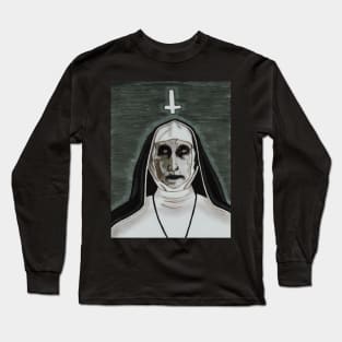 Creepy Nun Long Sleeve T-Shirt